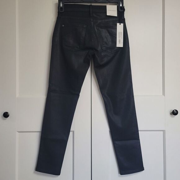 James jeans  twiggy ankle zip oil slicked size 28 - Picture 11 of 14